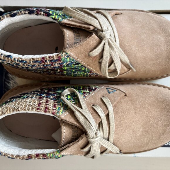 NIB | Birkenstock Memphis High Lace Up Tan Sand Narrow Width EU 37 - Picture 2 of 8